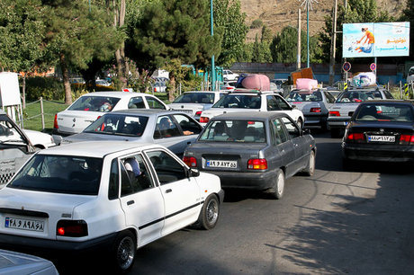 کاهش 10 درصدی تردد خودروها در تهران